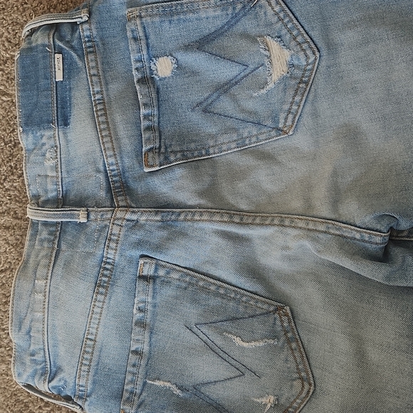 MOTHER Superior Tomcat Distressed Jeans, Size 28 - Picture 6 of 7